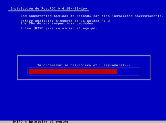 Instalando ReactOS en Virtualbox