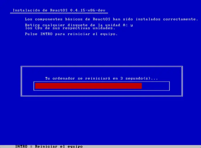 Instalando ReactOS en Virtualbox