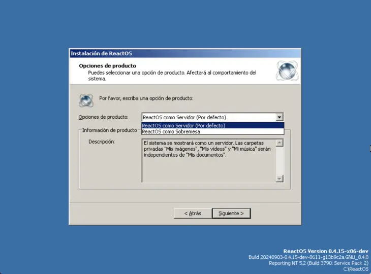 Instalando ReactOS en Virtualbox
