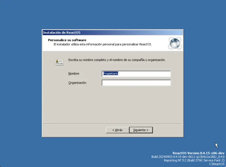 Instalando ReactOS en Virtualbox