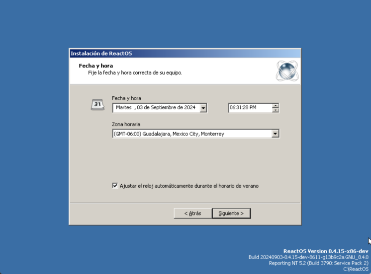 Instalando ReactOS en Virtualbox