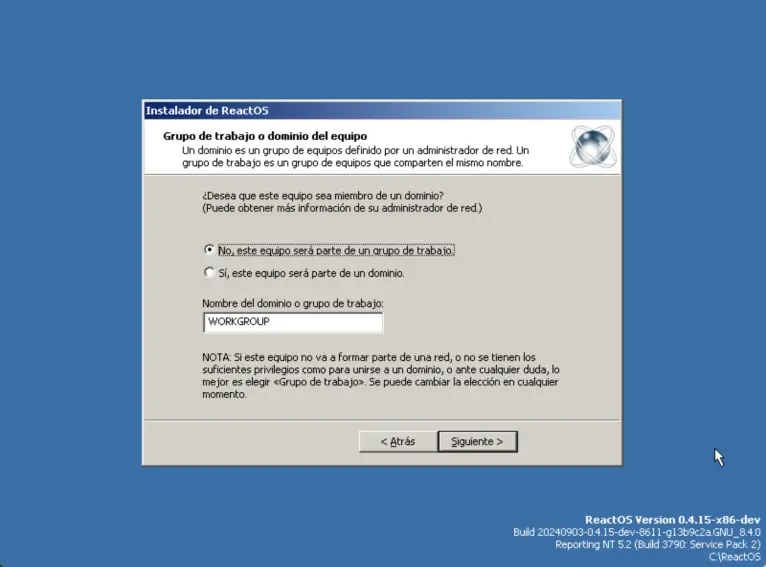 Instalando ReactOS en Virtualbox