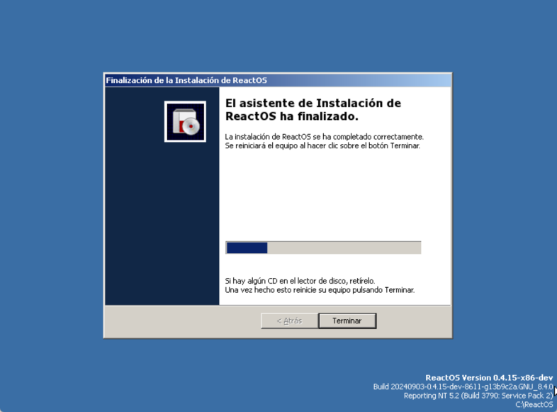 Instalando ReactOS en Virtualbox