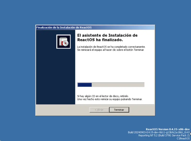 Instalando ReactOS en Virtualbox