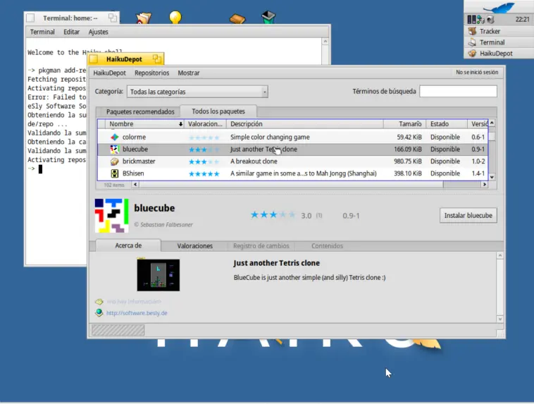 Instalando aplicaciones