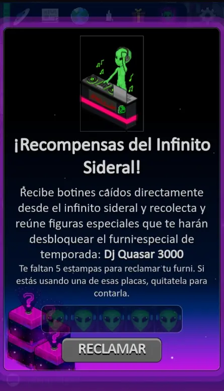 DJ Quasar 3000 claim tab