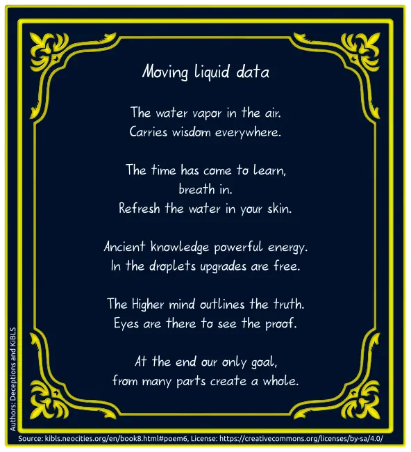 Moving liquid data