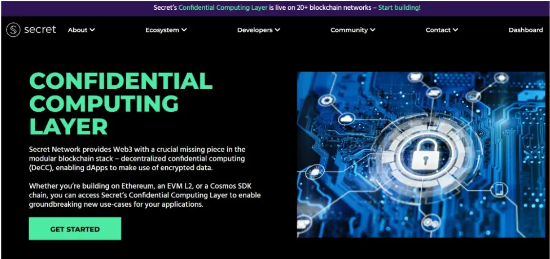 secretnetwork blockchain privacy web3