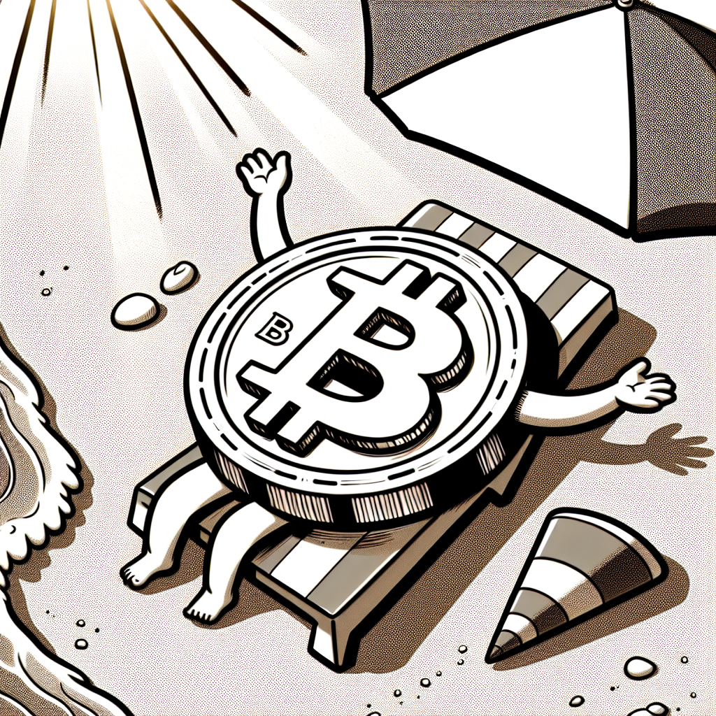 Crypto lounging at the beach