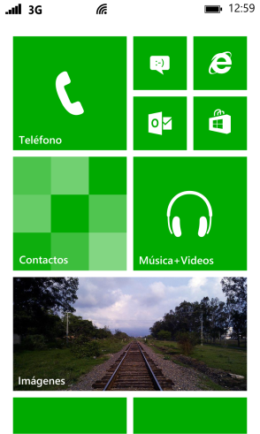 Interfaz metro en Windows phone