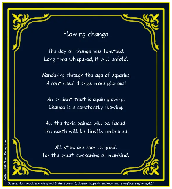 Flowing change