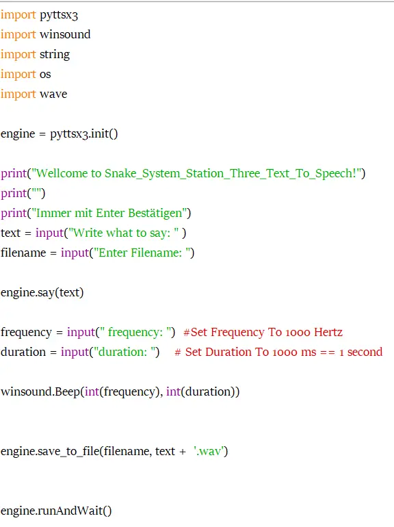 Sourcecode