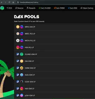 Earn iDAI by staking these LPs