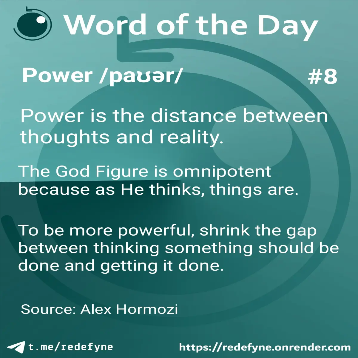 Operational definition of power