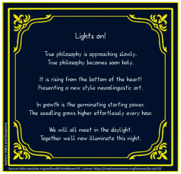 Lights on!