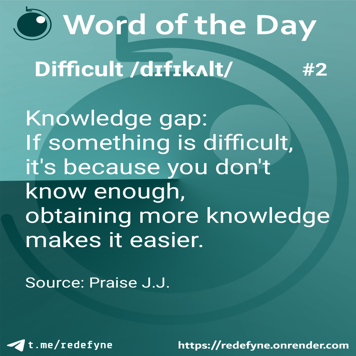 Operational definition of difficult