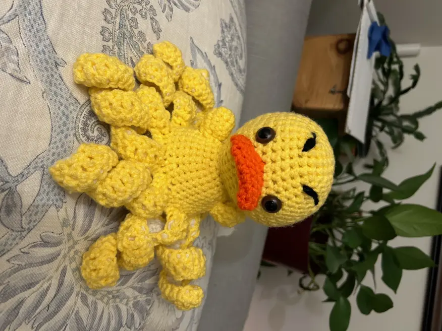 Amigurumi Quacken - Duck top, tentacled bottom