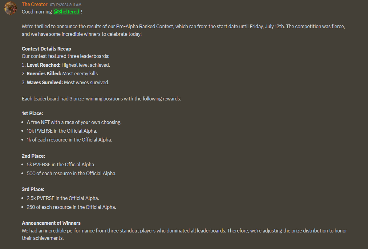 July 19th update (1 of 2 images)