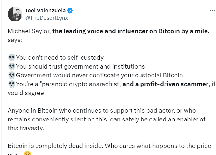 bitcoin crypto self custody