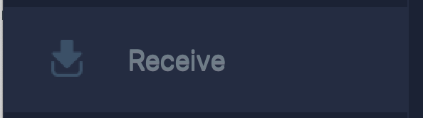 Receive tab