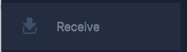 Receive tab