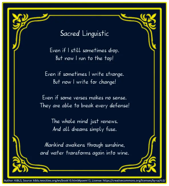 Sacred Linguistic