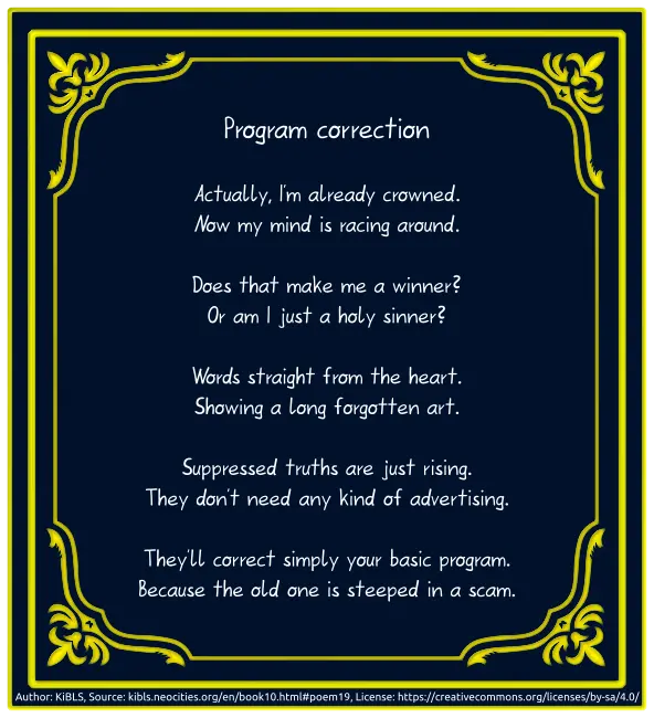Program correction
