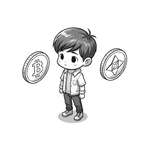choosing between a coin and a token