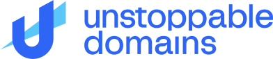 unstoppable domains logo which come to cooperate with monero .xmr and cake wallet