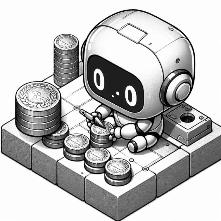 robot build coins