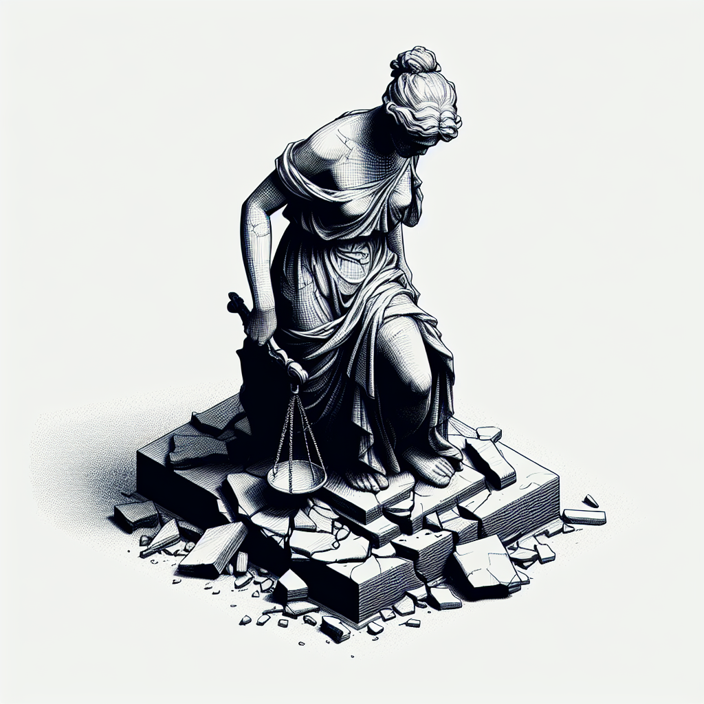 Ruined Lady Justice
