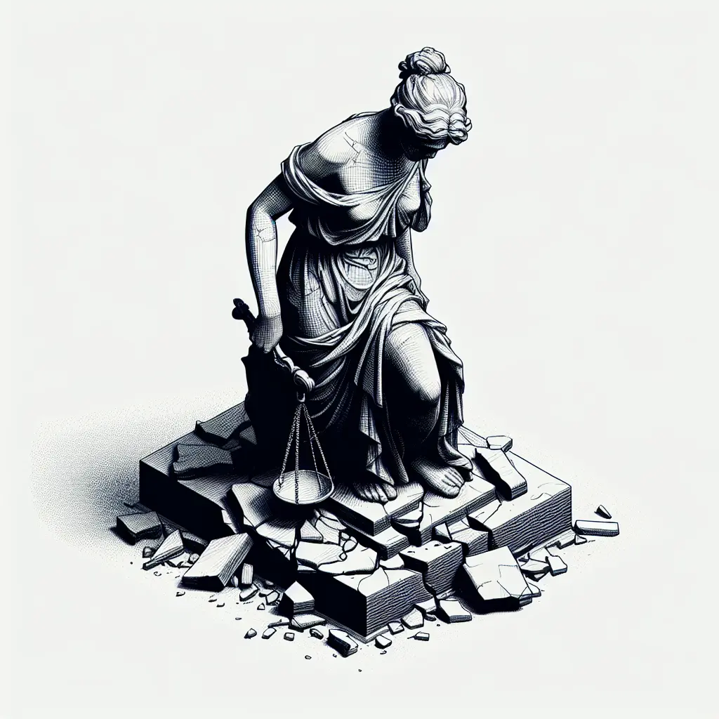 Ruined Lady Justice
