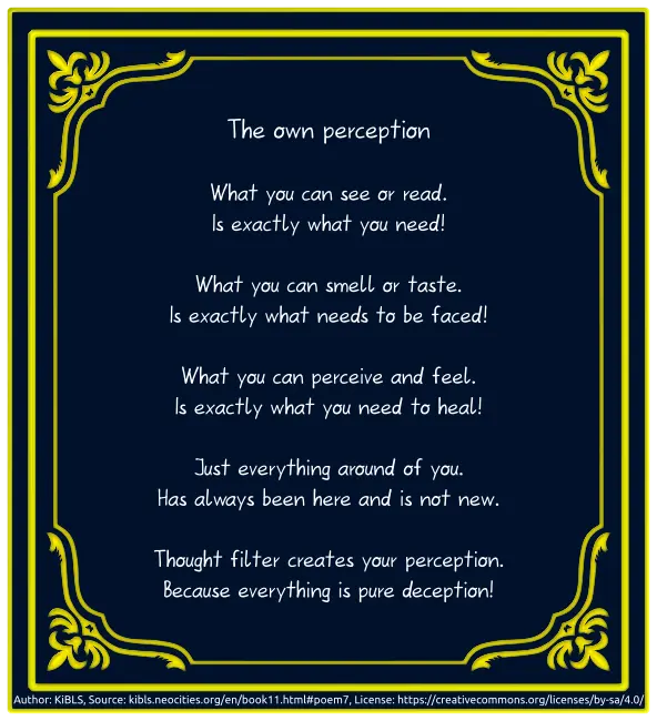 The own perception