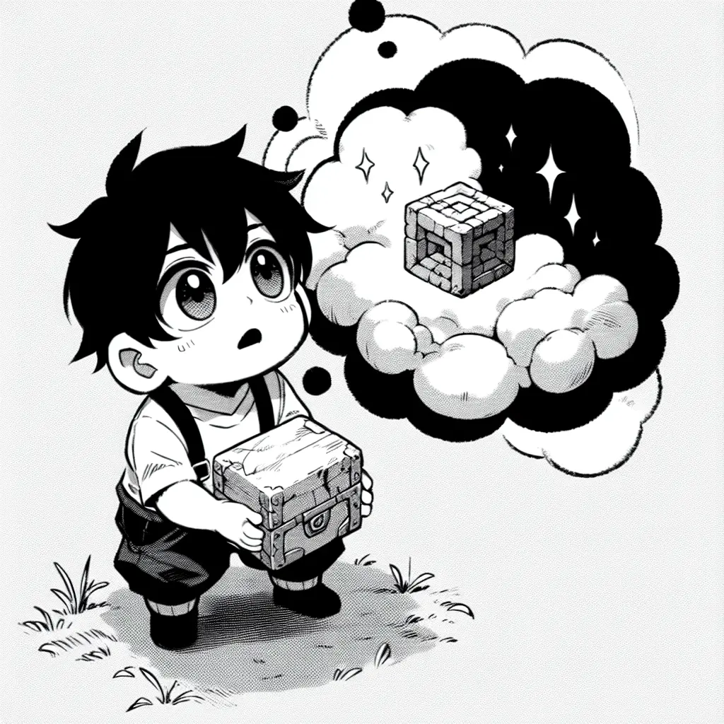 Boy comparing real versus a dream