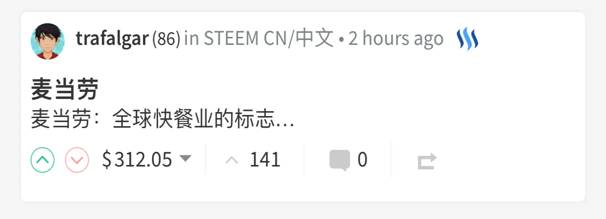 steemit post with steem and SBD earnings