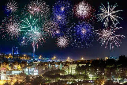 Fireworks: Photo by Lavi Perchik on Unsplash