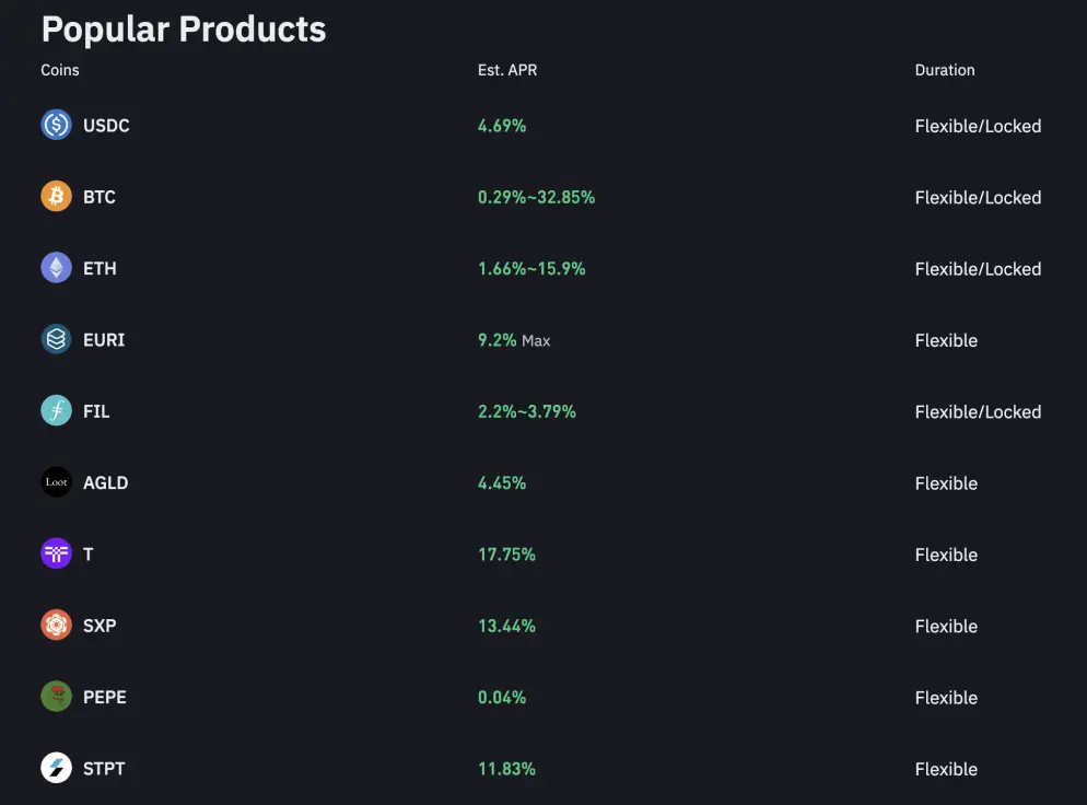 Put Your Bags to Work with Binance Earn