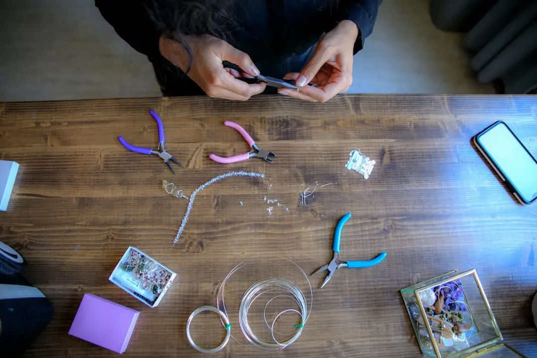 making jewelry