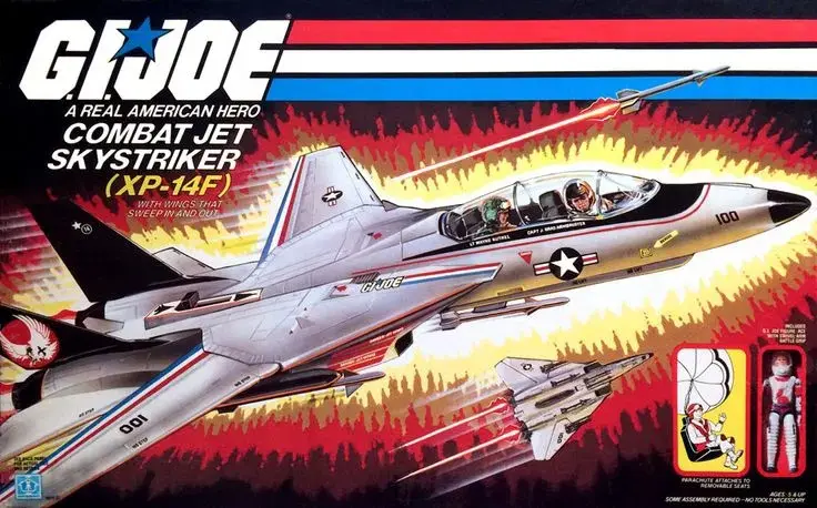 GI Joe Toys - F-14 lookalike - The Skystriker combat aircraft