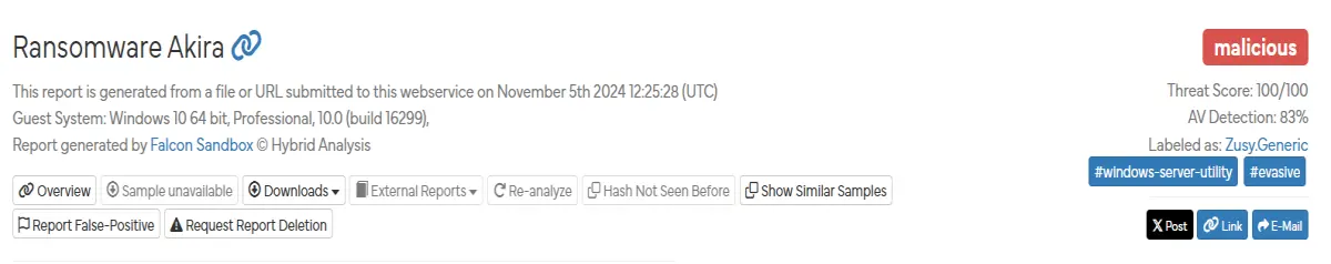 November 2024 Akira Sample HA