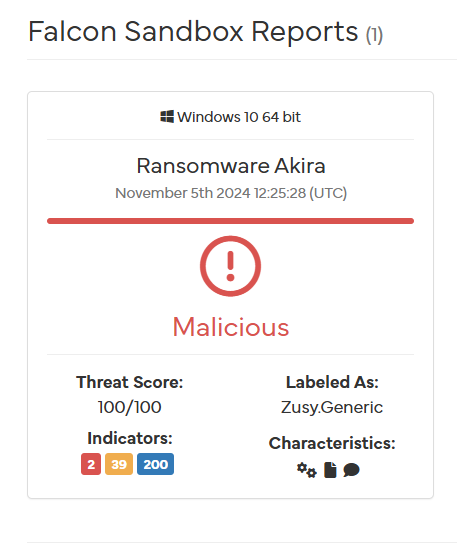 November 2024 Akira Sample FSR