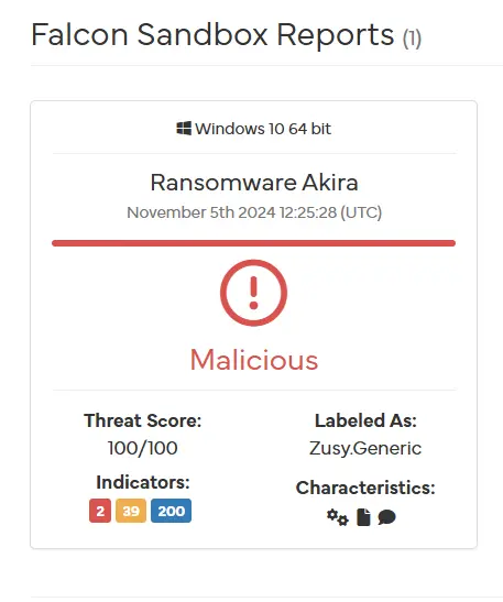 November 2024 Akira Sample FSR