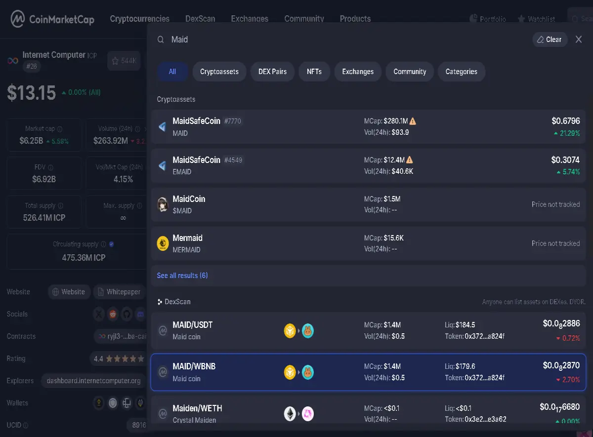 Autonomi TGE Pre-Launch 'MaidSafe' MarketCap Valuation circa Dec 1 2024?