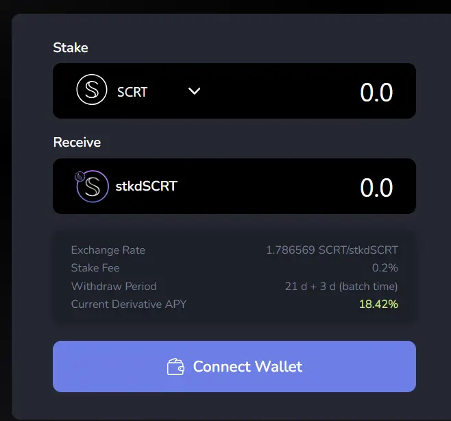 scrt crypto defi