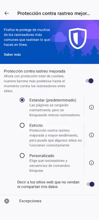 Do Not Track en Mozilla Firefox