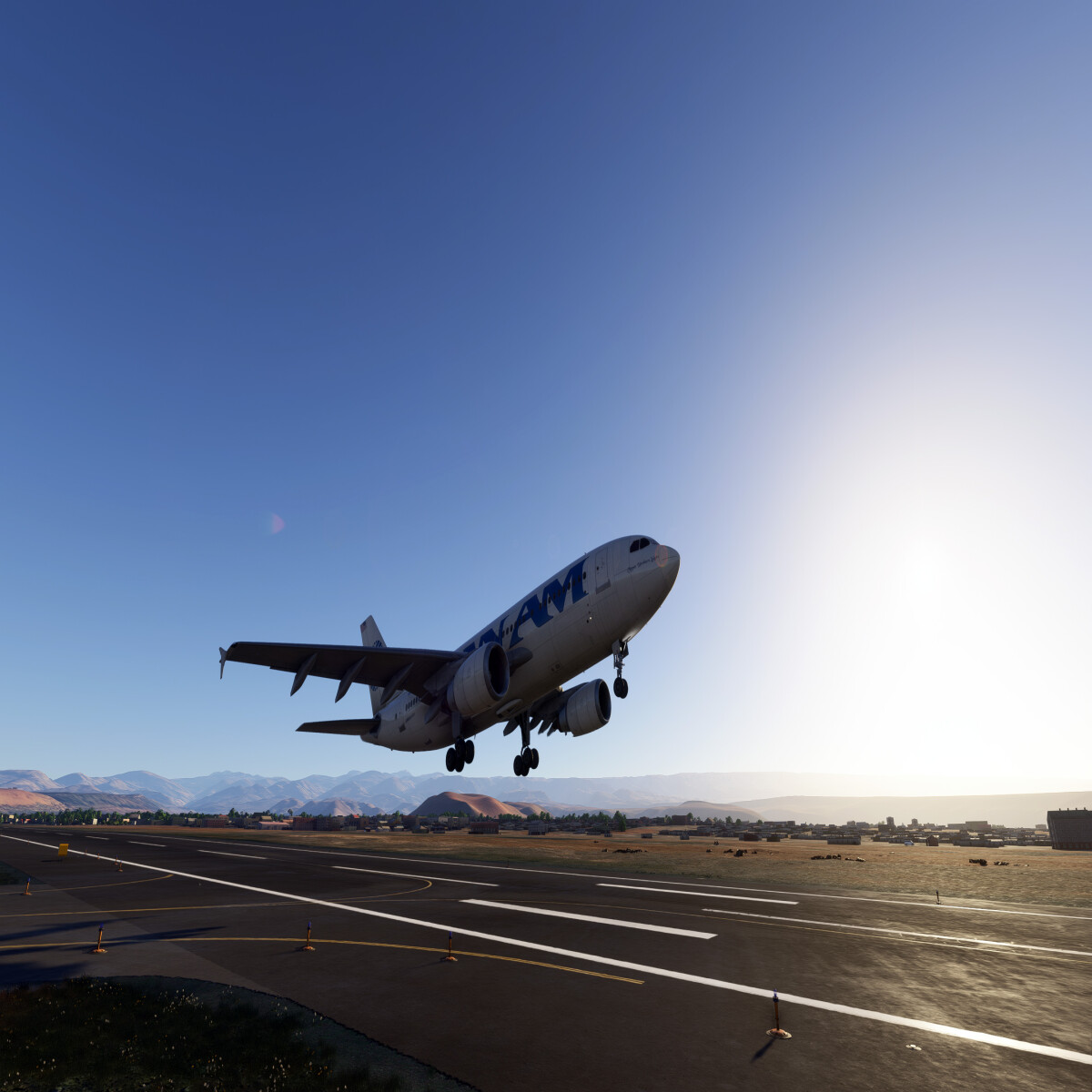 Take off from Tacna