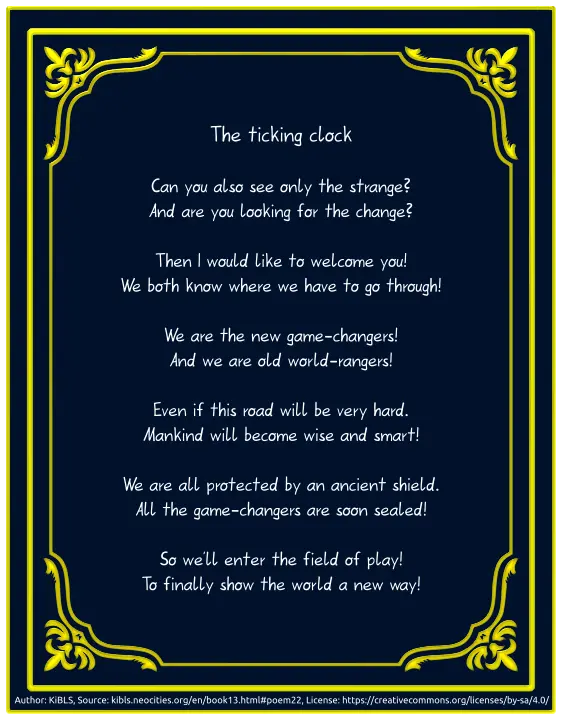 The ticking clock
