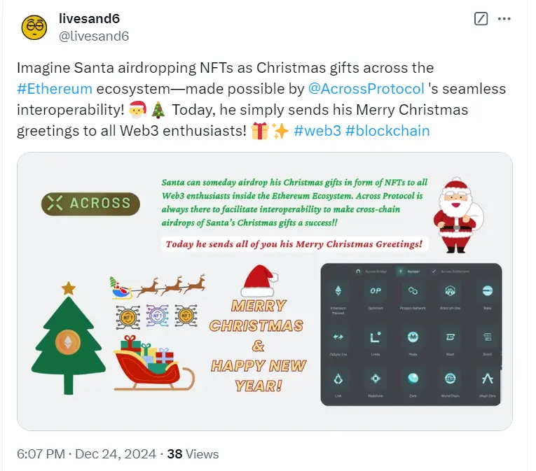christmas web3 life celebration