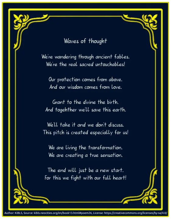 Waves of thought