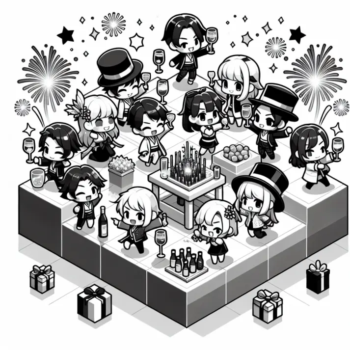 New Year's Eve celebration